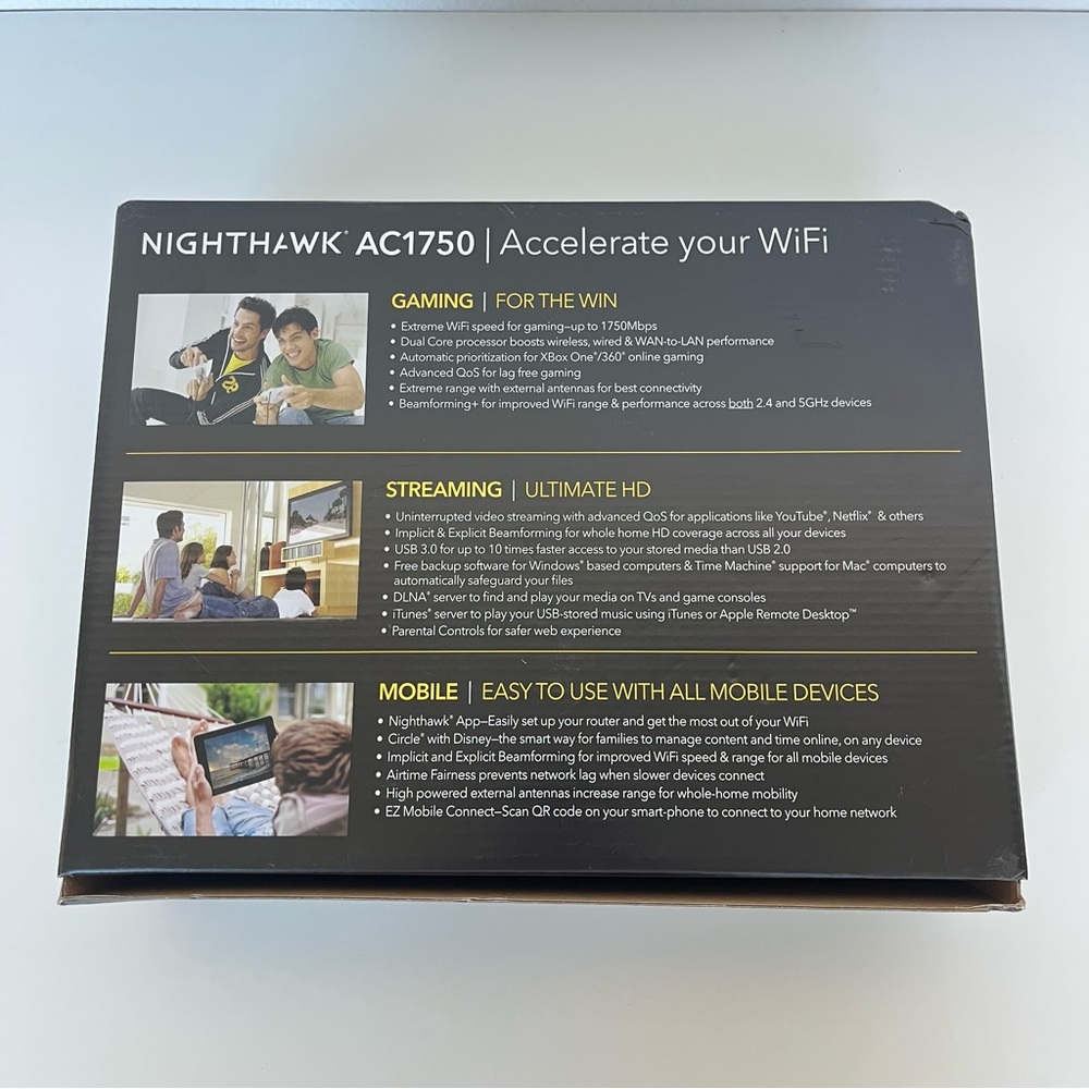 NETGEAR Nighthawk AC1750 Smart WiFi Router - Picture 7 of 9